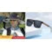 Pair of sunglasses on a white background