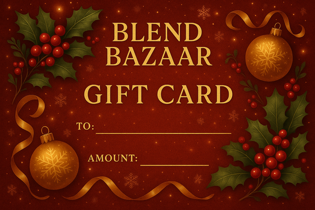 Blend Bazaar Christmas Gift Card