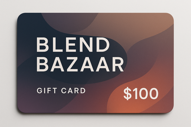 Blend Bazaar modern gift card