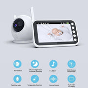 4.3" Inch Baby Monitor - Peace of Mind for Parents with Clear Vision and Night Vision Features