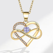 Heart-Shaped Zircon Necklace for Women - Elegant Fashion Jewelry Accessory