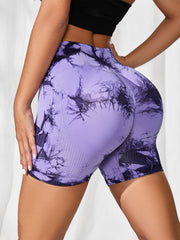 Seamless High-Waist Tie-Dye Yoga Pants for Ultimate Comfort and Hip-Lifting Style