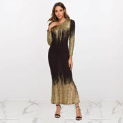 Elegant Fishtail Dress for Women -  Evening Wear with Flattering Silhouette