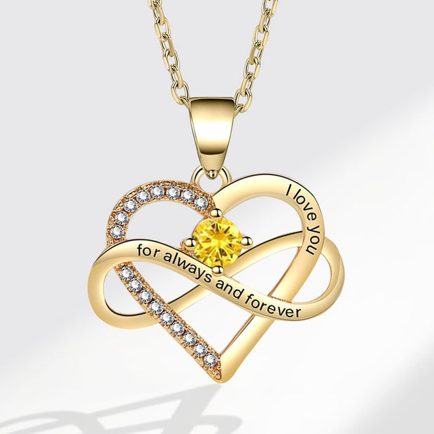 Heart-Shaped Zircon Necklace for Women - Elegant Fashion Jewelry Accessory