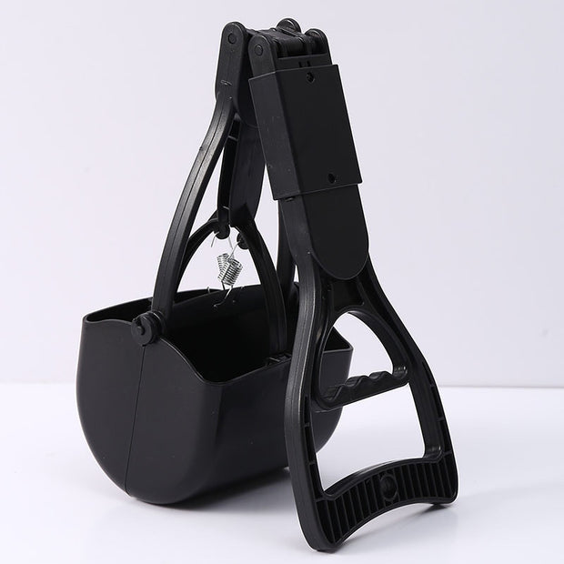 Folding Pooper Scooper for Dogs - Medium Size, Easy Clean Outdoor Tool for Hassle-Free Pet Waste Disposal