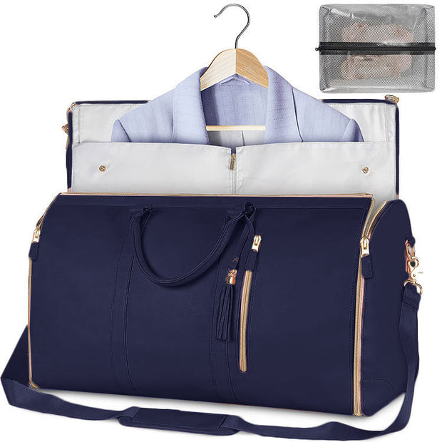 Large Capacity Waterproof Travel Duffle Bag - Foldable Handbag for Clothes and Essentials