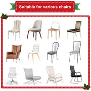 Collection of various chairs with a decorative border and text indicating suitability for different chair types.