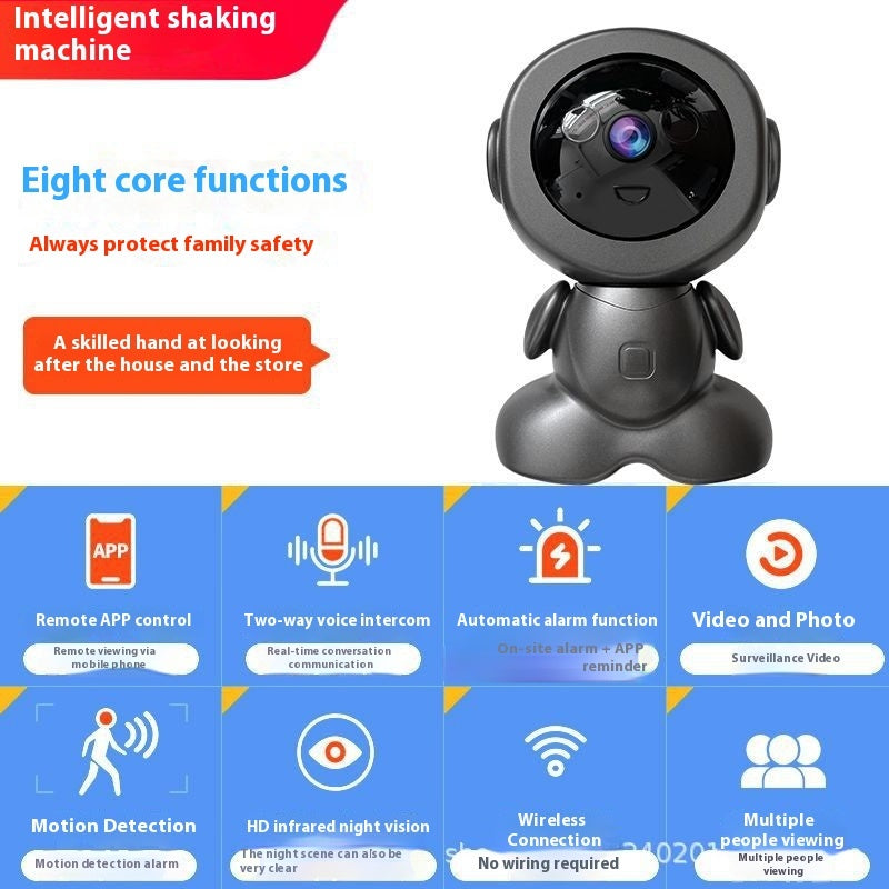 Smart V380 Indoor Security Camera - Stay Connected & Protect Your Home Wirelessly, Anytime, Anywhere!