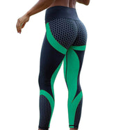Yoga fitness leggings combine seamless push-u