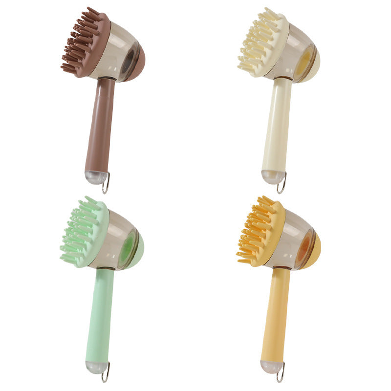 Ultimate 3-in-1 Pet Bath Brush: Massage, Detangle, and Foam for a Cozy Spa Day at Home for Dogs and Cats