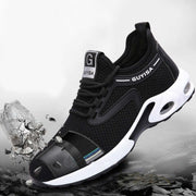 Black Lightweight Safety Sneakers for Men