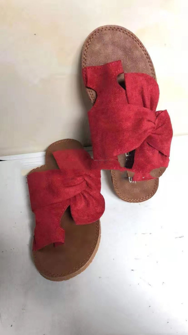 Stylish Women's Suede Bow Sandals: Elevate Your Look with Comfort & Chic Vibes!