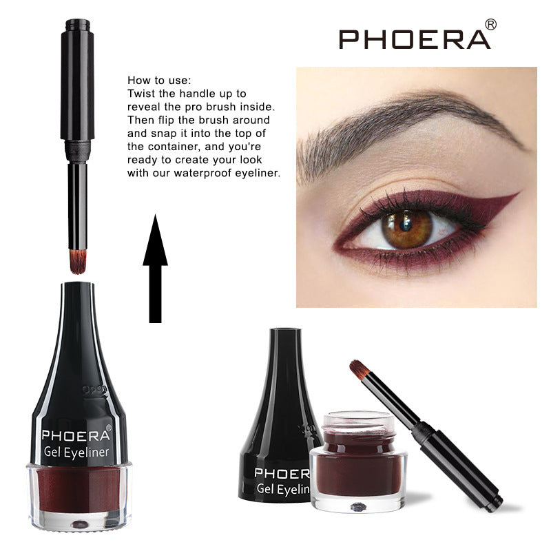 PHOERA Bold 10-Color Eyeliner Set for Stunning Eye Looks