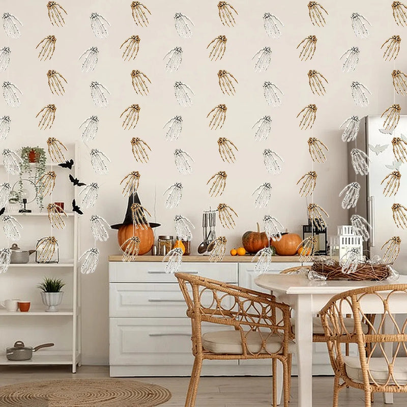 6 Pcs Spooky Skeleton Garland -Transform Your Soon To Be Haunted House