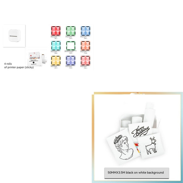 Portable Mini Thermal Label Printer 