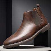 Stylish British Retro Chelsea Boots for Men - Versatile Footwear