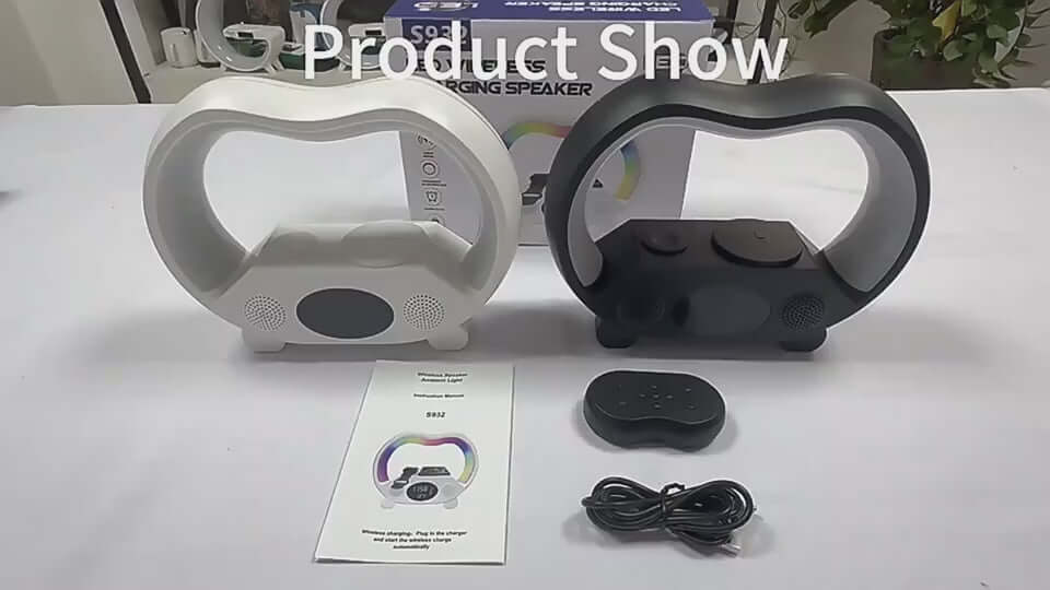 Smart Bedside Lamp with Wireless Charging – Mi Lamp 2 with Clock & Touch Control