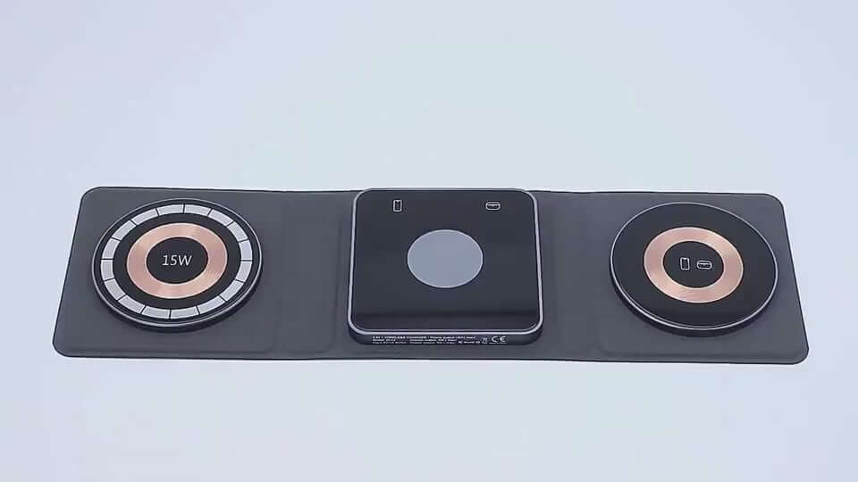 MagSafe-Compatible 3-in-1 Wireless Charger – iPhone, Apple Watch & AirPods Dock